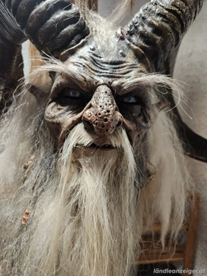 Krampus, Perchten, Holzmaske Bild 3