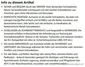 AutoSock für Hubstapler AF32 355 65 R15 Bild 4