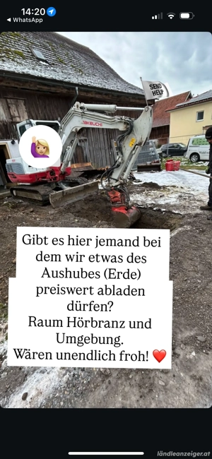 Aushub zu verschenken