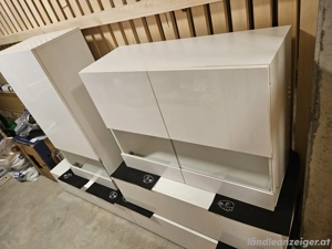 Wohnwand weiss glänzend! Bild 2