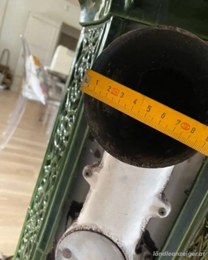 Emaillierter Gusseisen-Holzofen Bild 6