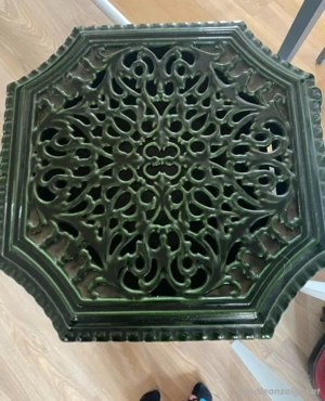 Emaillierter Gusseisen-Holzofen Bild 4