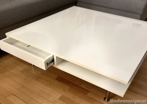 Zu verschenken - Wohnzimmertisch weiß  Bild 2