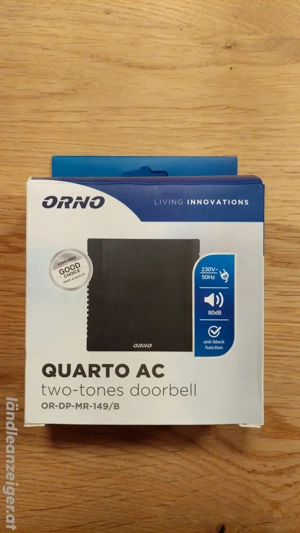 Klingel (zweiton - matt schwarz) 