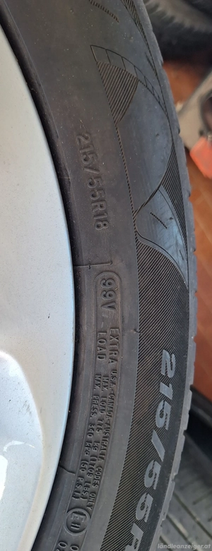 Verkaufe gepflegte Sommerreifen auf Alufelgen in sehr gutem Zustand. Bild 4