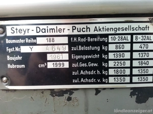 Steyr 188 traktor Jubiläums-Baureihe Bild 3