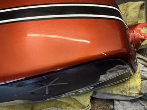 Zündapp Tank ks50 Typ 530 in Gold orange Bild 2