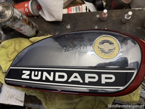 Zündapp Tank ks50 Typ 530 in Gold orange Bild 5