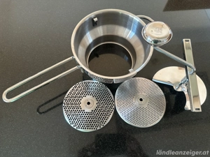 WMF Flotte Lotte   Gourmet Passiermühle, 2 Lochscheiben, Edelstahl Bild 6