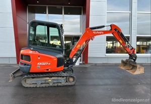 Kubota KX027-4 Minibagger Bagger Powertilt Löffelpaket
