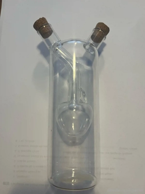 Glasfläschen zweiteilig Bild 2