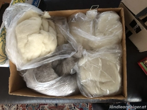 Filzwolle vlies, grisse Menge!!!