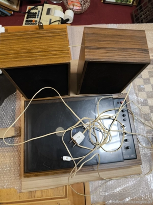 Reduziert !  Alter Plattenspieler "Rubin 523 DDR Produkt in Holzkassette" - NOSTALGIE PUR  !  Bild 7