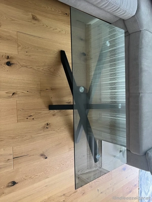 Xora COUCHTISCH in Metall, Glas 120 60 45 cm Bild 4