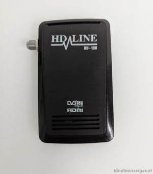 HDLiNE HD-100 Mini FullHD Satelliten Receiver (HDTV, DVB-S2, HDMI, USB 2.0, Full HD 1080p) vorprogra Bild 2