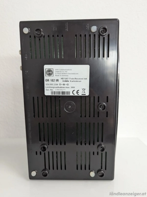 WISI Digitaler HDTV-TWIN Irdeto Satellitenreceiver OR 182 IR mit FB und IR-Maus Bild 4