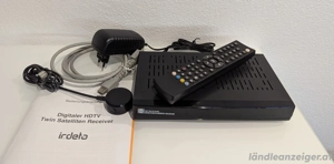 WISI Digitaler HDTV-TWIN Irdeto Satellitenreceiver OR 182 IR mit FB und IR-Maus