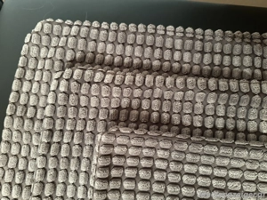 Cord Kissenhüllen 40 x 60 - 2er Set grau   Boho Style   pflegeleicht Bild 3