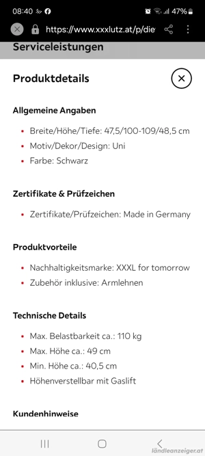 Drehstuhl Top Star Bild 4