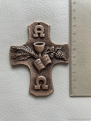 Bronzekreuz für Erstkommunion