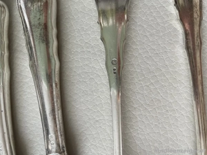 Versilbertes Besteck   19-teilig   Silberauflage 90   Vintage Bild 5