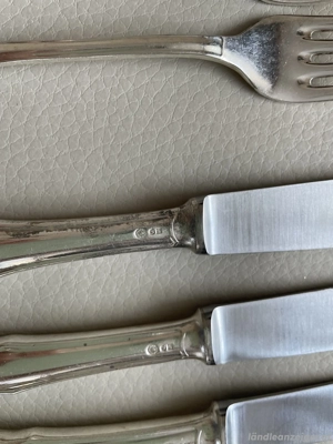 Versilbertes Besteck   19-teilig   Silberauflage 90   Vintage Bild 6