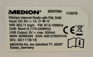 Internetradio Medion Bild 2