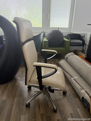 Bürostuhl Leder von Throna Bild 2