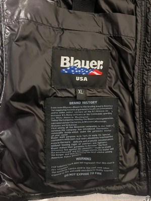 Blauer USA Daunenjacke schwarz Gr. 38   sehr guter Zustand Bild 4
