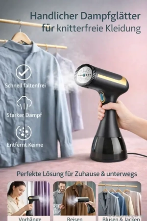 Handlicher Dampfglätter   Faltenfreie Kleidung in Sekunden