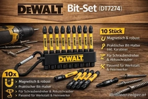 NEU: DEWALT DT7274 Impact Bit-Set   57 mm, PH2   PZ2   PZ3, schlagfest
