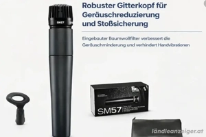 NEU: SM-57 Dynamisches Instrumenten- & Sprachmikrofon