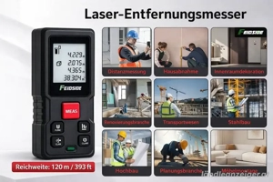 NEU: Laser-Distanzmesser 120 m   kompakt & präzise