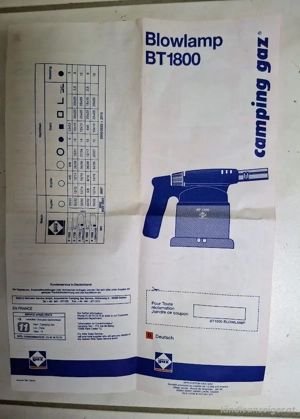 Verkaufe Mehrzweck - Lötlampe Bild 2