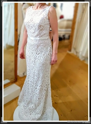 Brautkleid Größe 36  Ivory Spitze  Bild 2