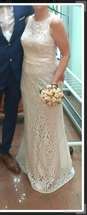 Brautkleid Größe 36  Ivory Spitze 