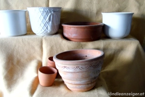 Blumen-Übertöpfe zu verschenken