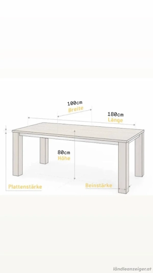 Rauchglastisch mit Esszimmerstühlen Bild 3