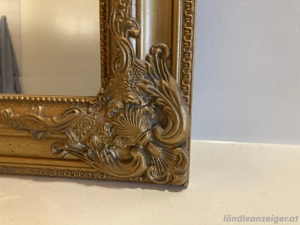 Spiegel mit Goldrahmen Bild 2