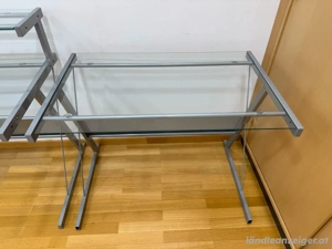 4 Stück Glasschreibtische einzeln oder gesamt Bild 3