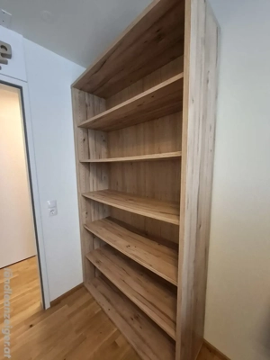 Großes Holzregal in Holzoptik 219 x 120 cm Bücherregal Standregal Bild 3