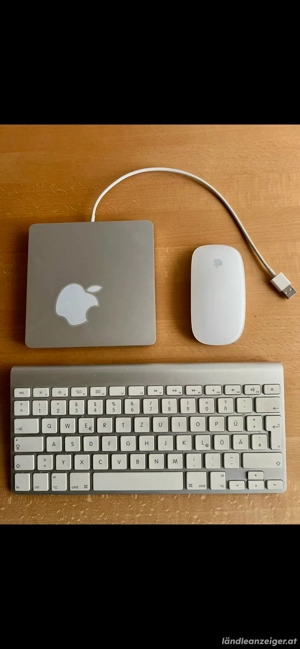 Apple Bluetooth Tastatur, Maus und USB Super Drive (CD DVD)