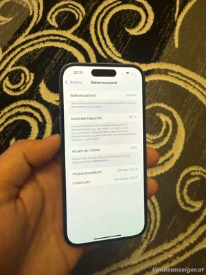 iphone 16 blau neuwertig  Bild 4
