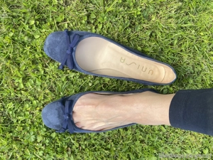 Ballerina marine Velourleder Gr. 40 Bild 6