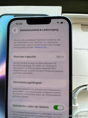 iPhone 14 128 GB in blau Bild 3