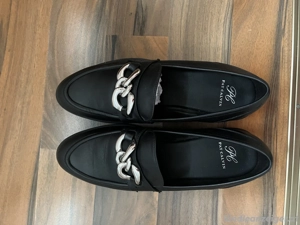 Schuhe schwarz leder Bild 3