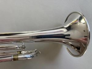 Vincent Bach VBS-1 Trompete   B-Stimmung   versilbert   Top Zustand Bild 2