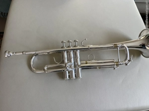 Vincent Bach VBS-1 Trompete   B-Stimmung   versilbert   Top Zustand Bild 3