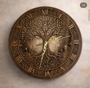 Handgemachte Rustikale HolzwandUhren Bild 5