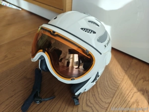 Skihelm Slokker Raider Pro mit Visier Größe 60-62 Bild 3
